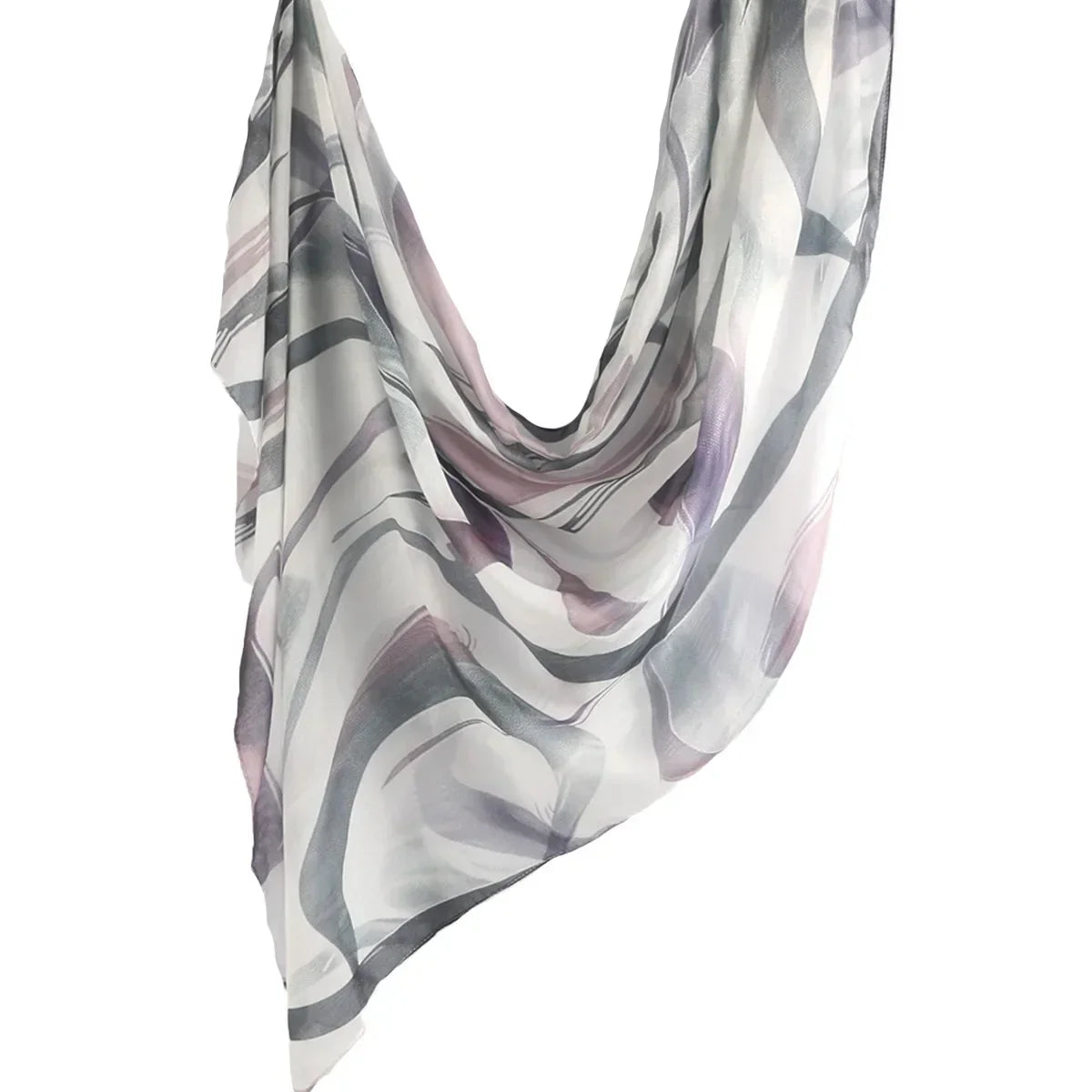 New Watercolor Tie-Dye Cotton Scarf - Palm and Thread
