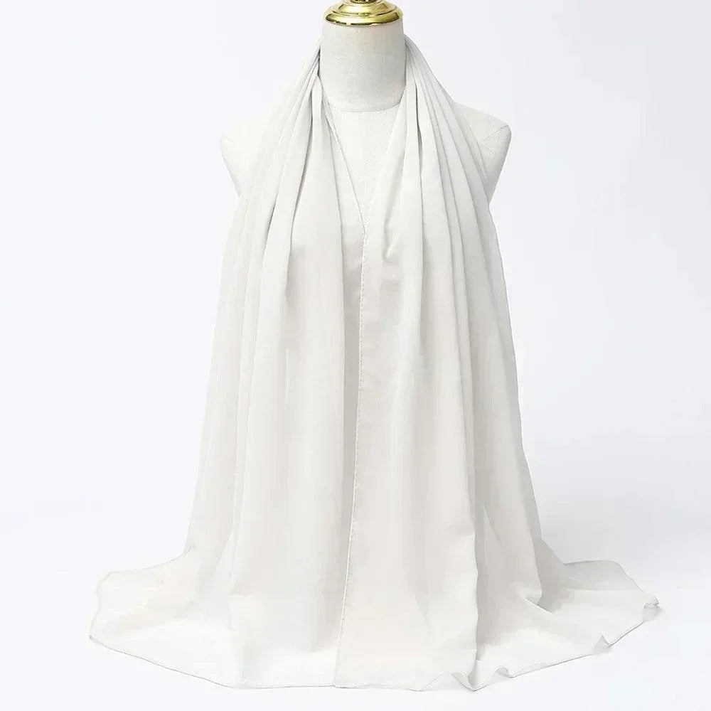Chiffon Hijab Head Wrap - Palm and Thread