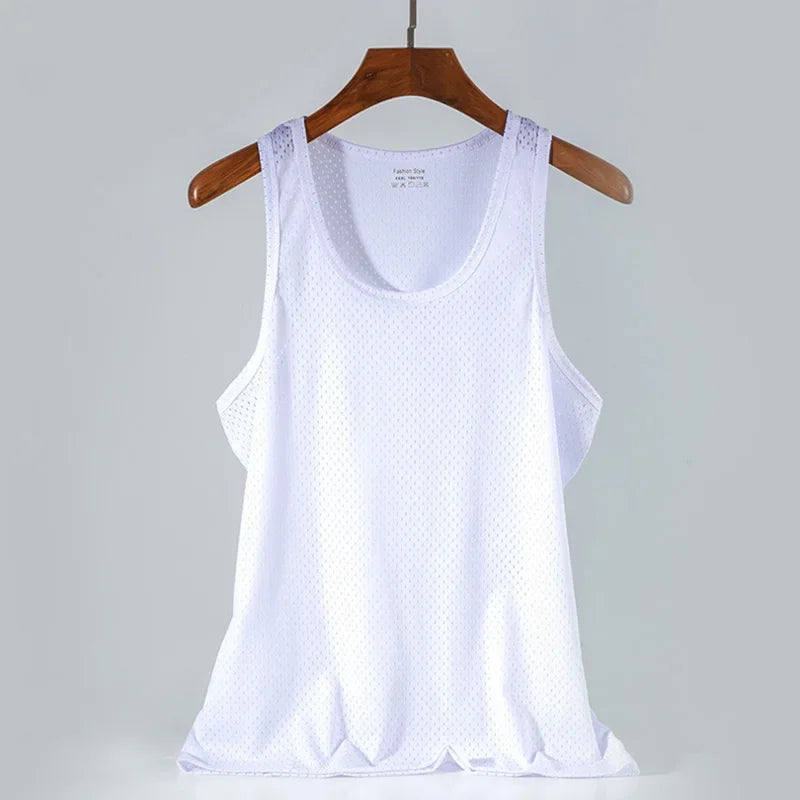 Ice Silk Mesh Tank Top - Palm and Thread