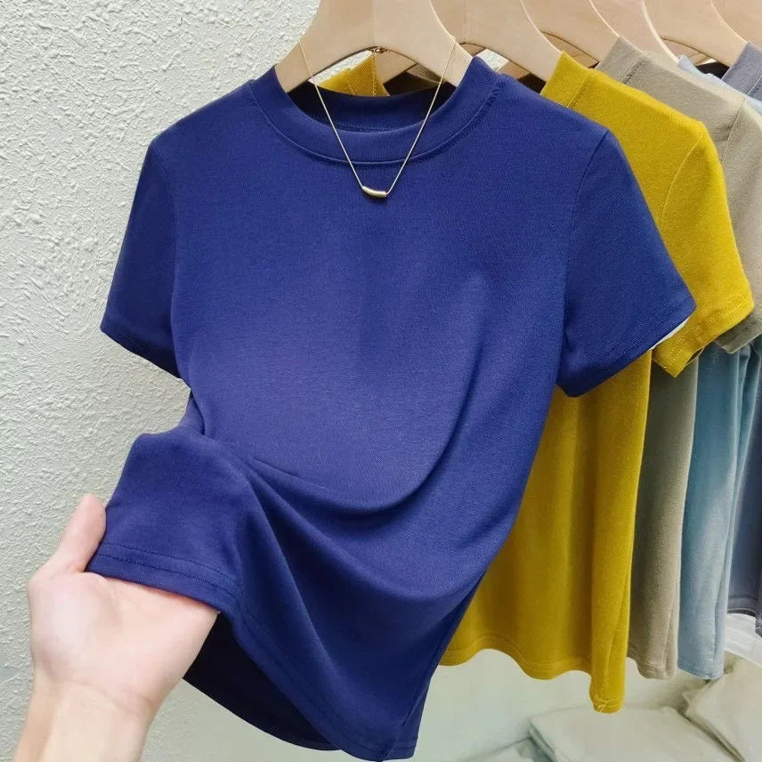 Slim Fashion T Shirt Street Casual - Palm and Thread