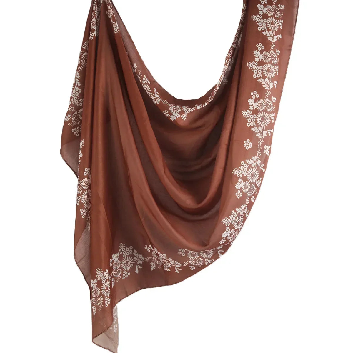 New Watercolor Tie-Dye Cotton Scarf - Palm and Thread