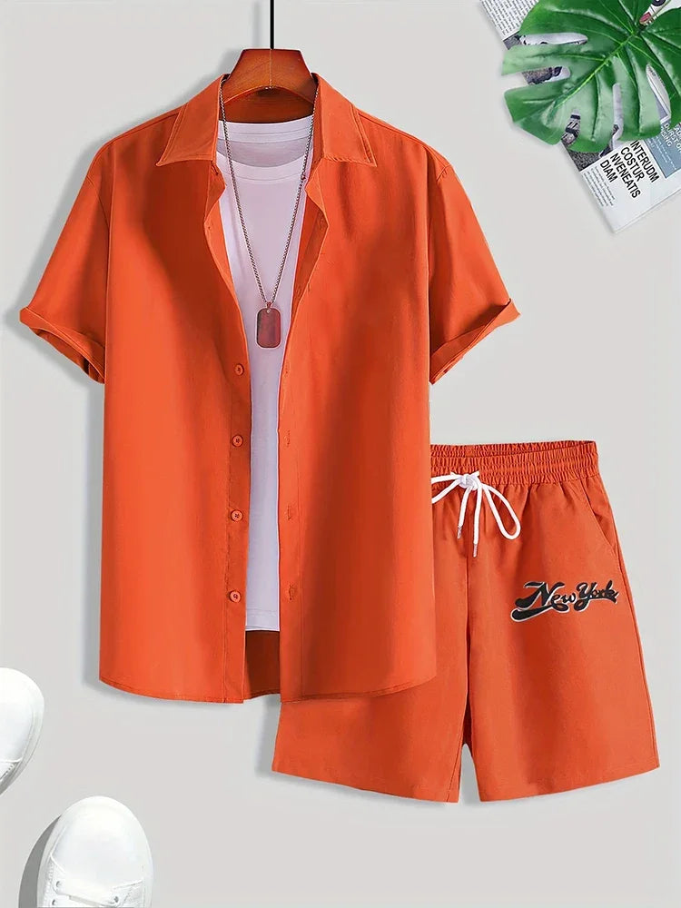 Hawaiian Trend 2 Piece Shorts Top Suit - Palm and Thread