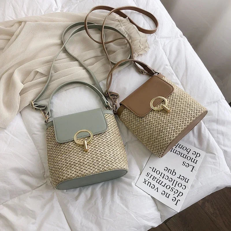 Beach Vacation Woven Bag - Palm and Thread