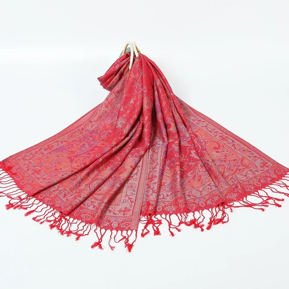 Pashmina Hijab Scarf Printed Hijab - Palm and Thread