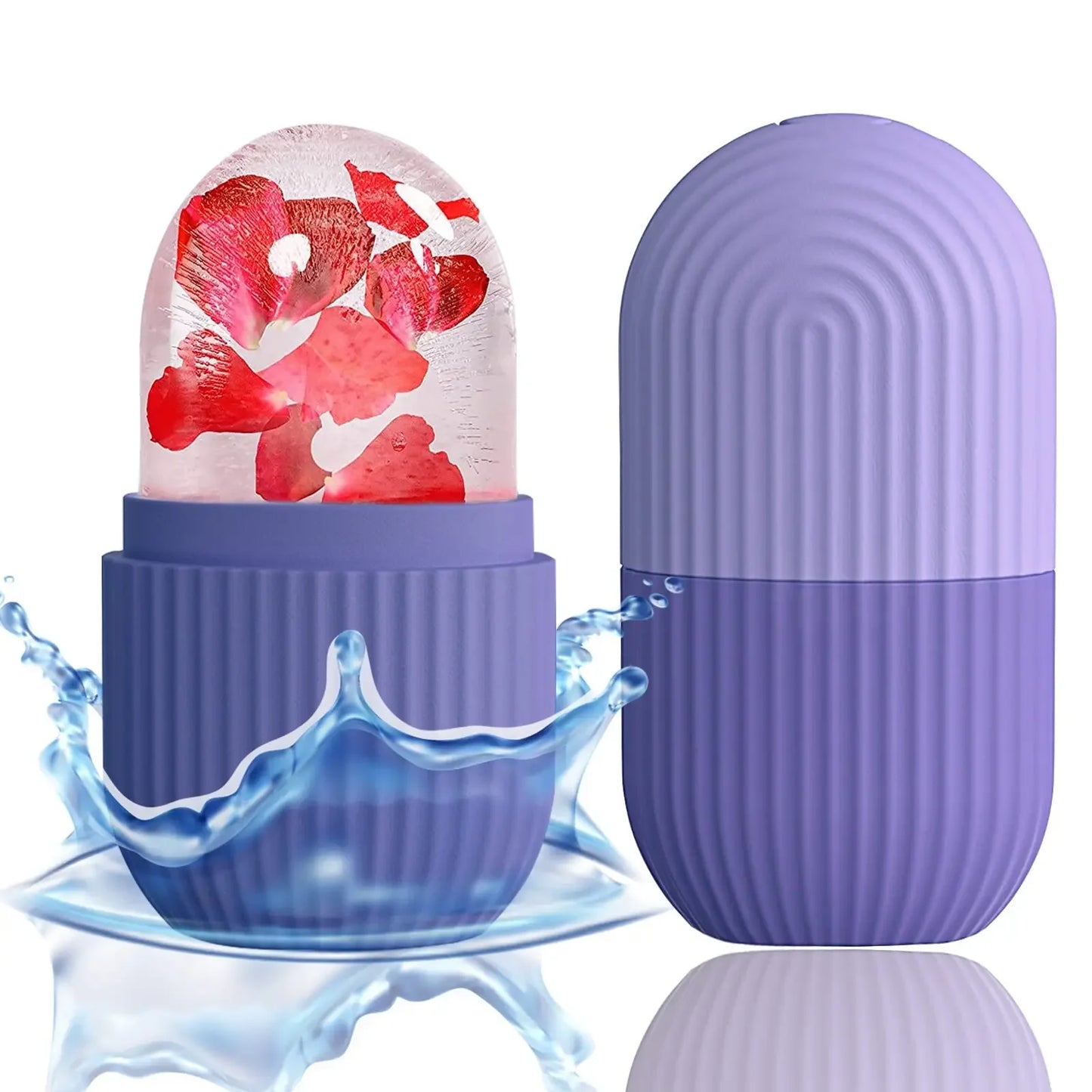 Reusable Beauty Ice Facial Roller Mold Massage - Palm and Thread