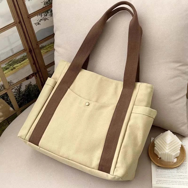 Large Capacity Canvas Tote Bag