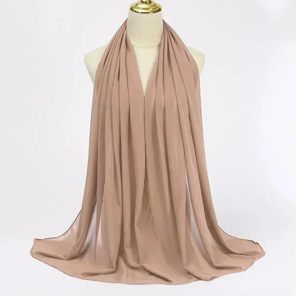 Chiffon Hijab Head Wrap - Palm and Thread