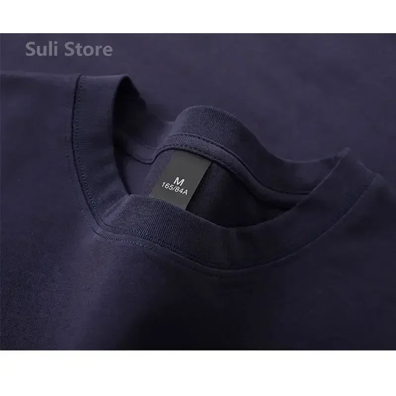 Heavy-duty Cotton Short Sleeved T-shirt