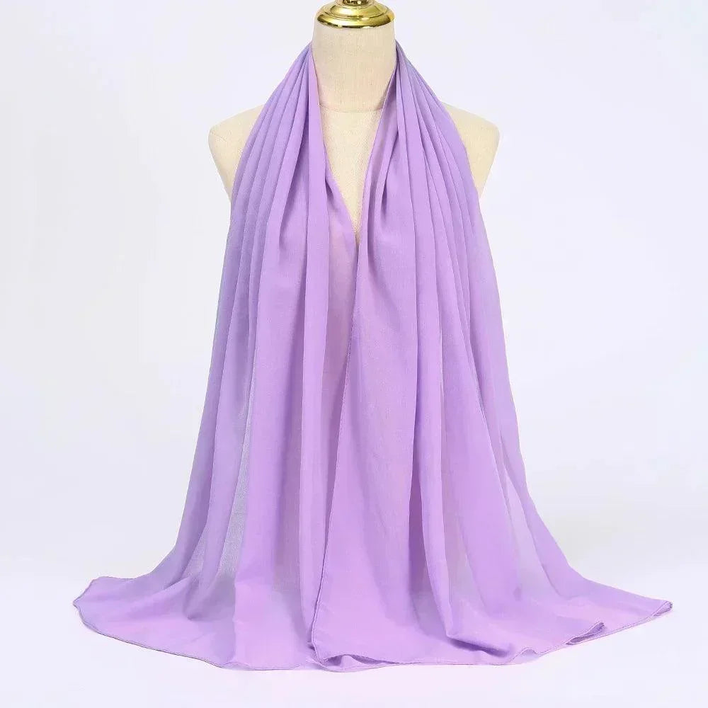 Chiffon Hijab Head Wrap - Palm and Thread