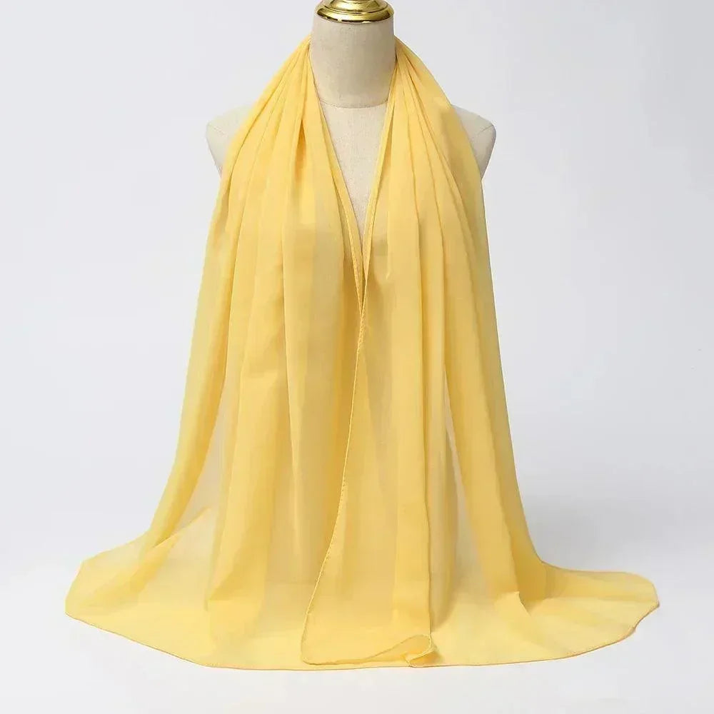 Chiffon Hijab Head Wrap - Palm and Thread
