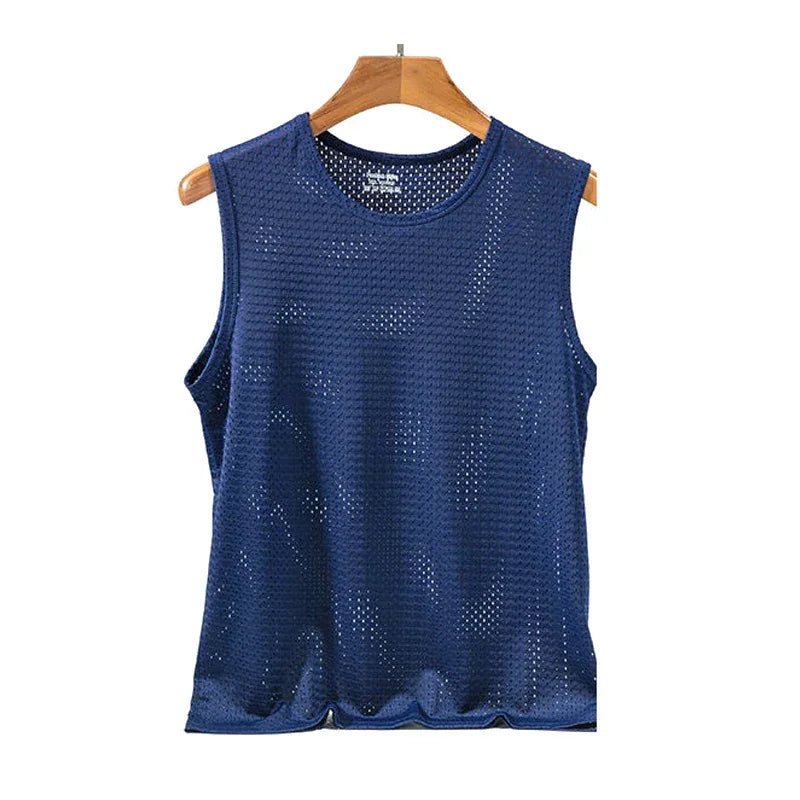 Ice Silk Mesh Tank Top - Palm and Thread
