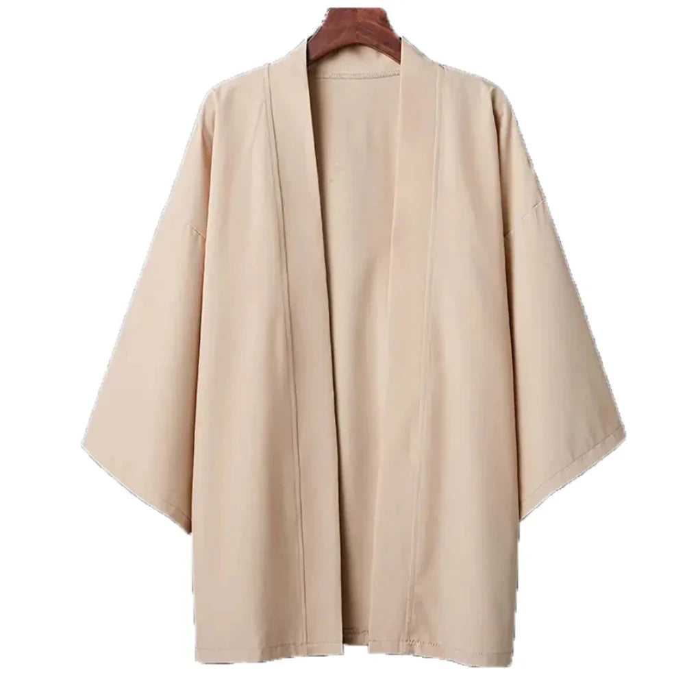 Casual Open Stitch Fashion Black Cardigan 3/4 Sleeve Shirt - Palm and Thread
