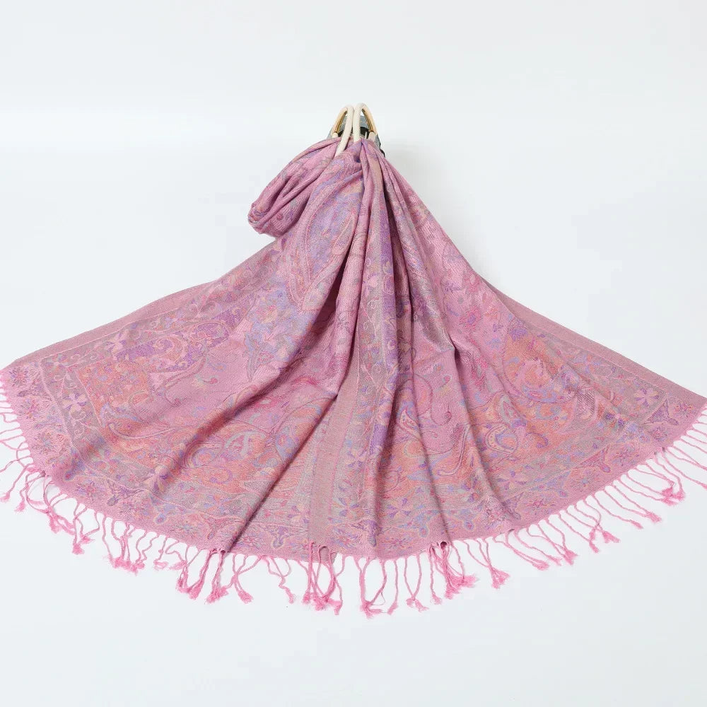 Pashmina Hijab Scarf Printed Hijab - Palm and Thread