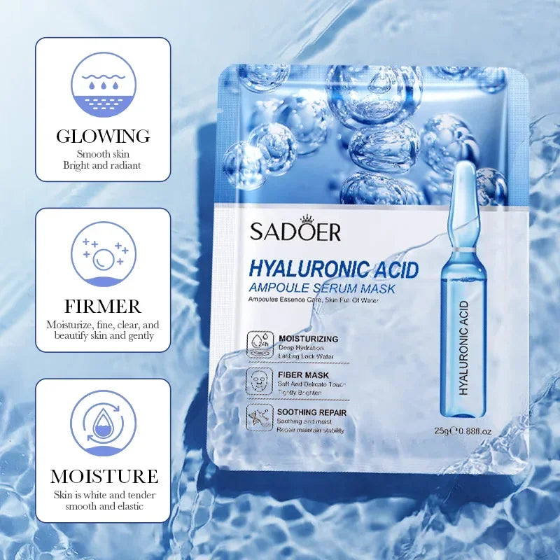 Hyaluronic Acid Firming Hydrating Moisturizing Face Mask - Palm and Thread