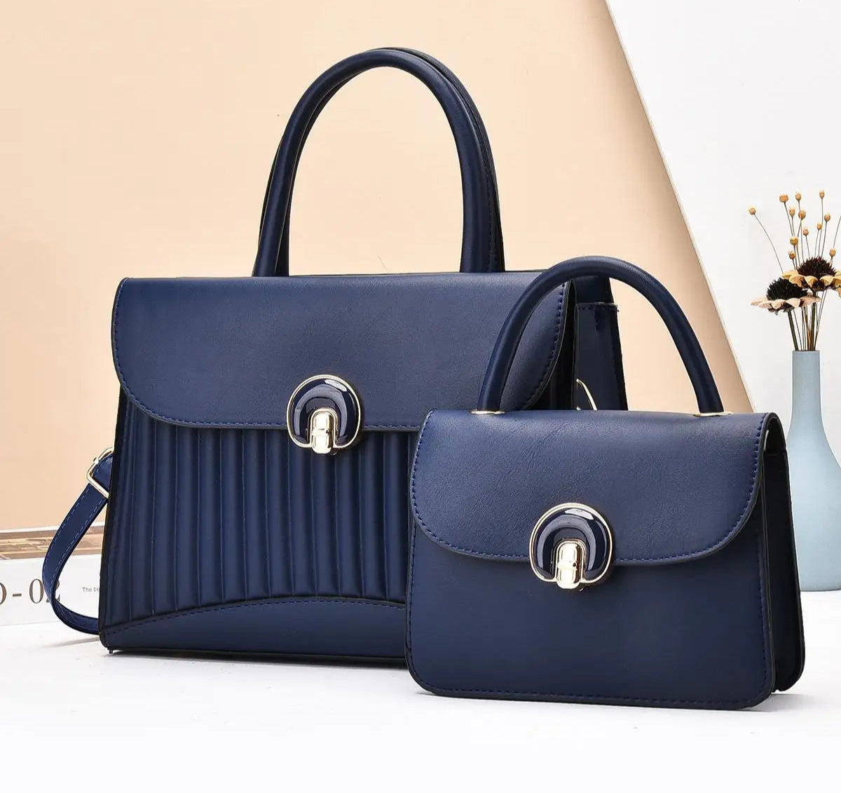 Two-Piece Set Handbag - Palm and Thread