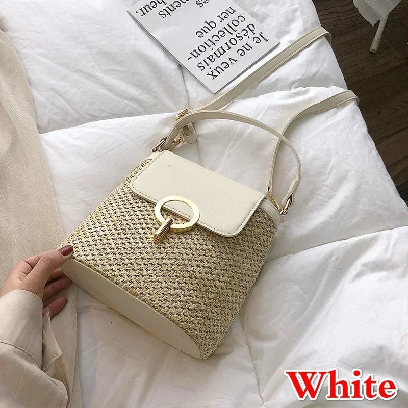 Beach Vacation Woven Bag - Palm and Thread
