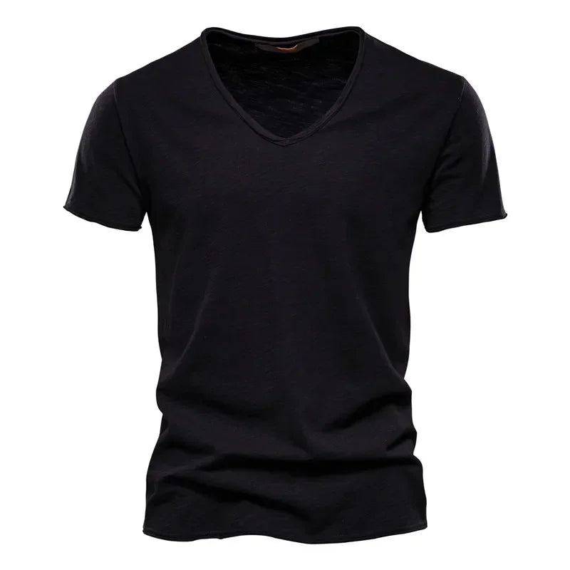 Brand Quality 100% CottonT-shirt V-neck Fashion - Palm and Thread