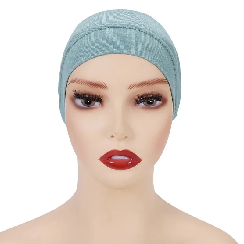 Soft Cotton Under Scarf Cap Turban - Palm and Thread