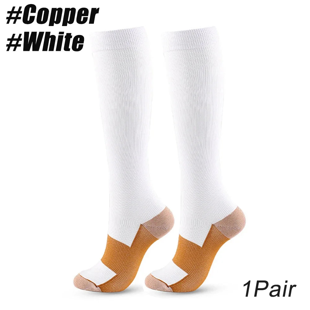 Copper Fiber Compression Socks - Palm and Thread