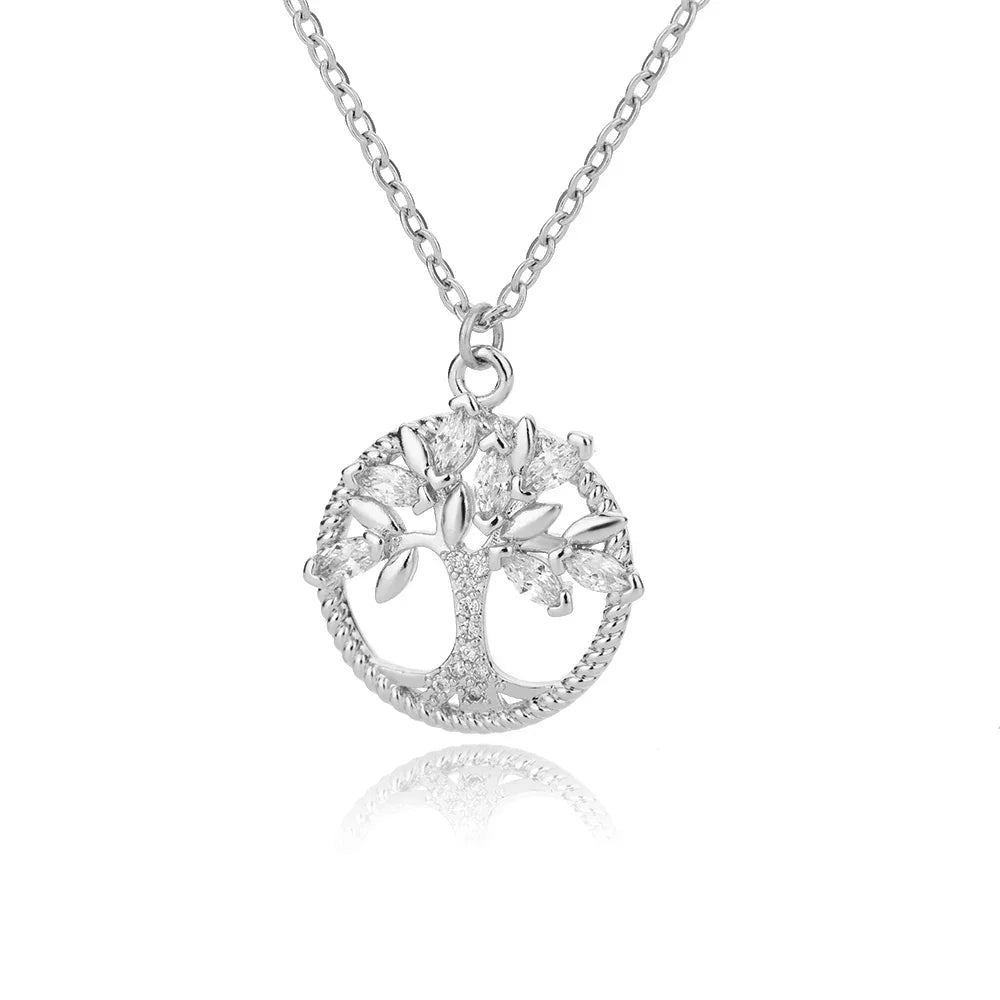Tree of Life Stainless Steel Necklaces - Palm and Thread