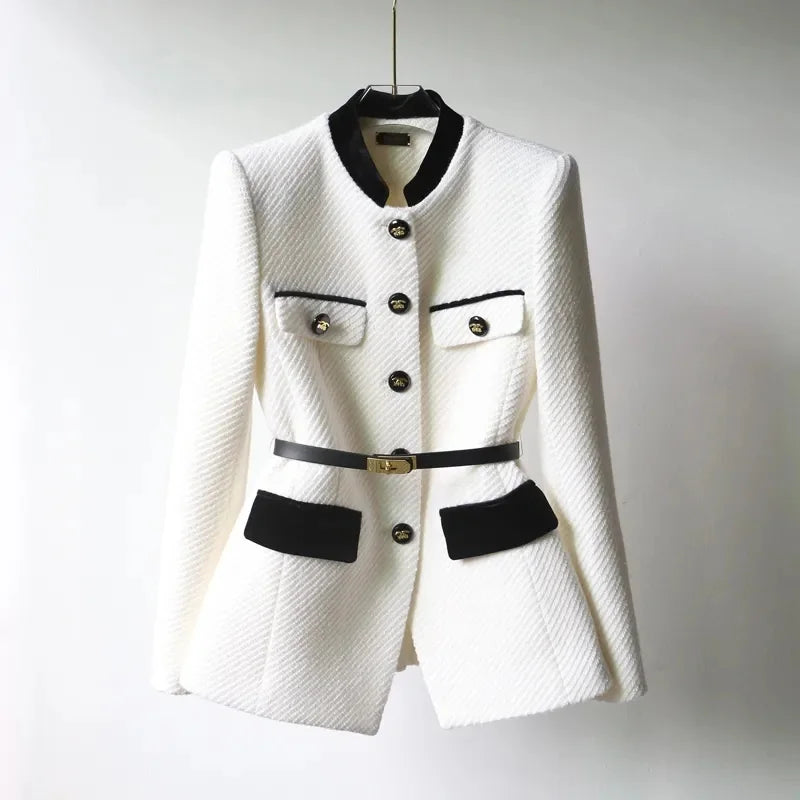 Blazer Long Sleeve Elegant Coat Top- Palm and Thread