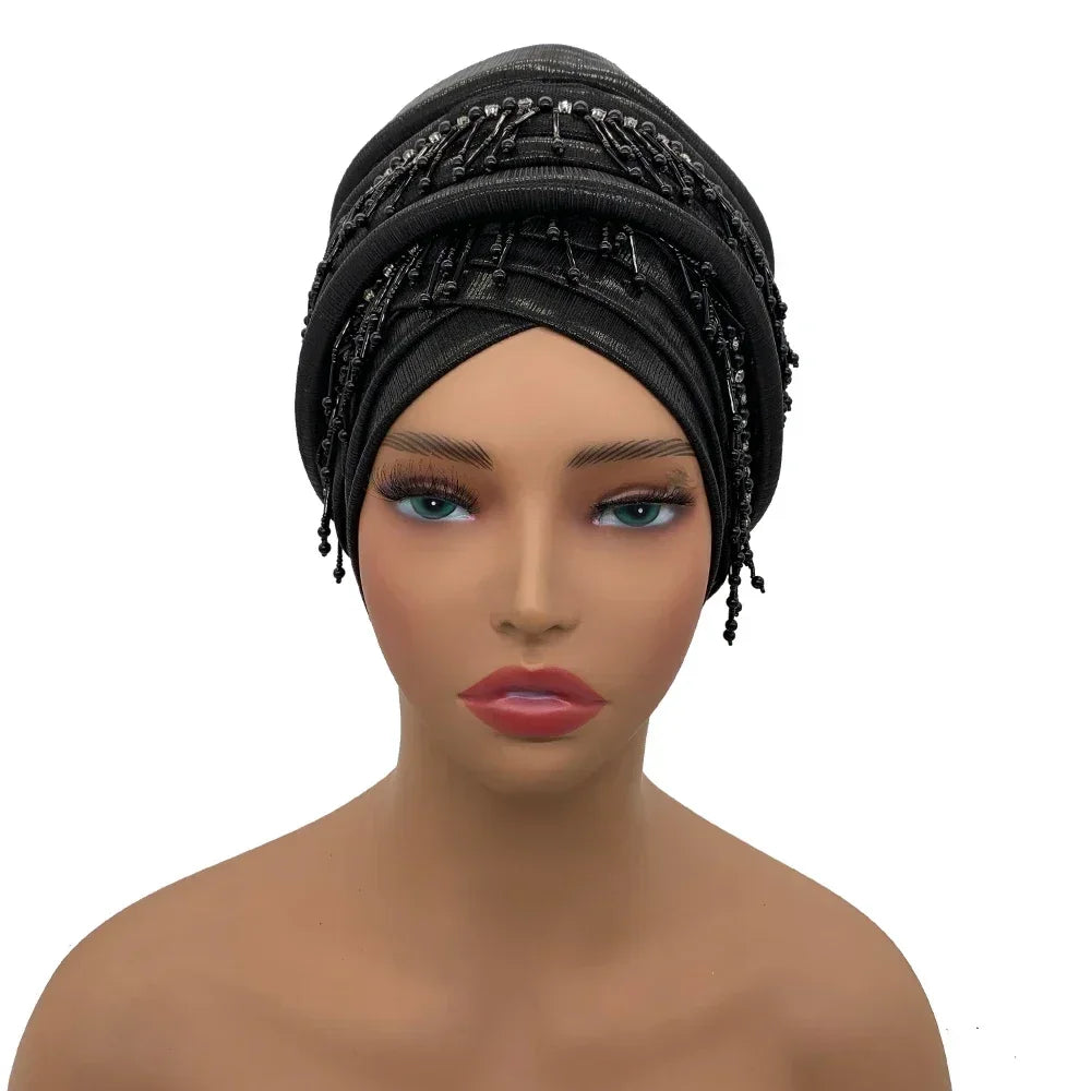 Elegant Head Wraps Bonnet - Palm and Thread
