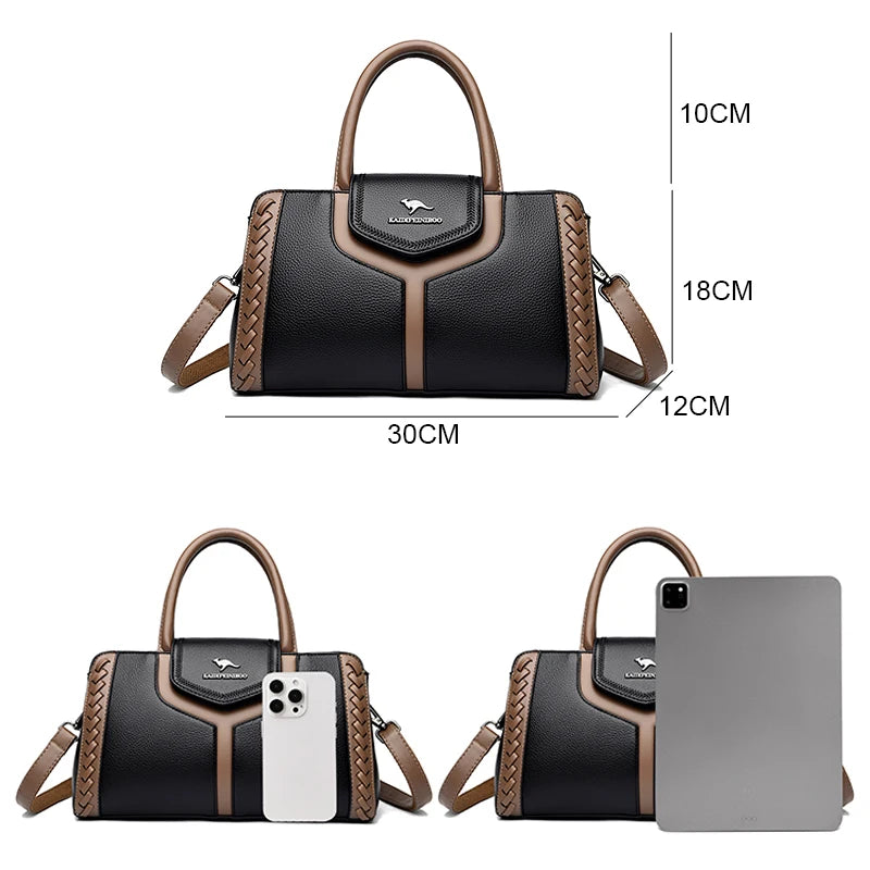 Soft Leather Shoulder Bag - Palm and Thread