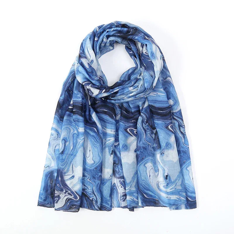 Watercolor Hijab Scarf Bandana Headband Vintage - Palm and Thread