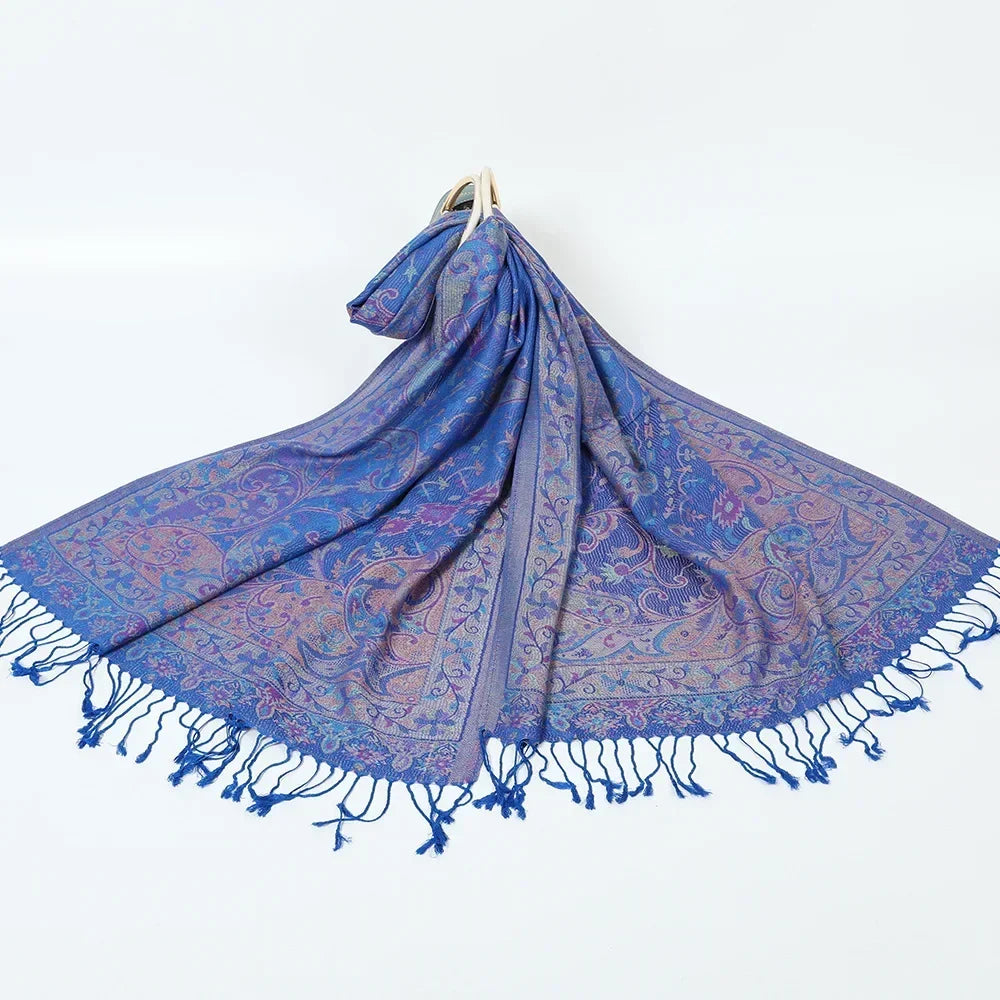 Pashmina Hijab Scarf Printed Hijab - Palm and Thread