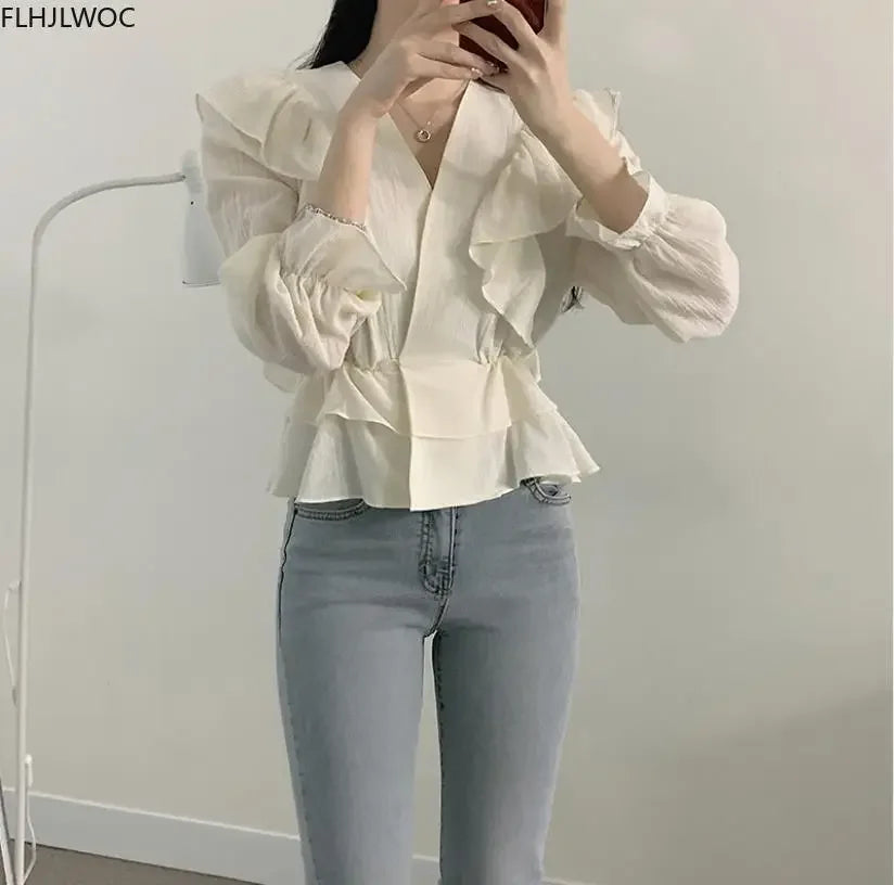 Cute Flare Sleeve shirt top - Palm and Thread