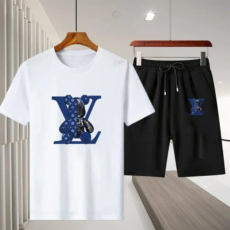 fashionable breathable T-shirt and short set - Palm and Thread