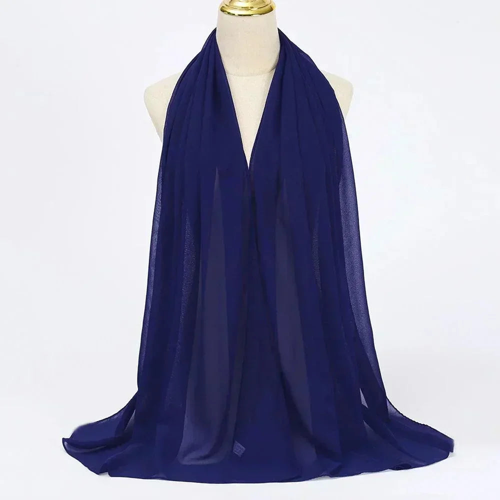 Chiffon Hijab Head Wrap - Palm and Thread