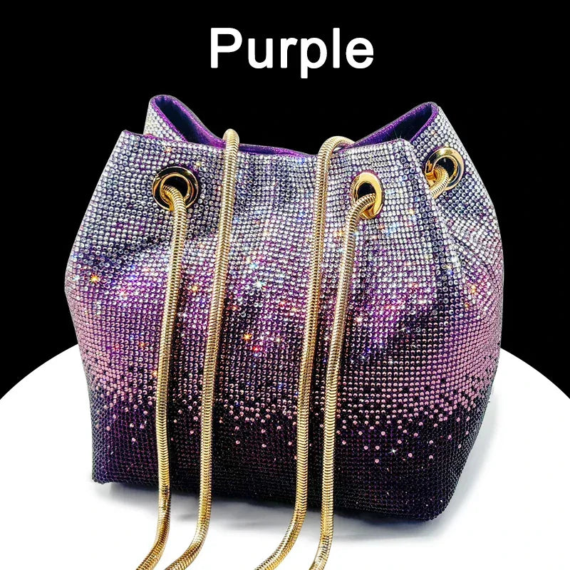 Italian Design Luxury Shiny Handbag - Palm and Thread