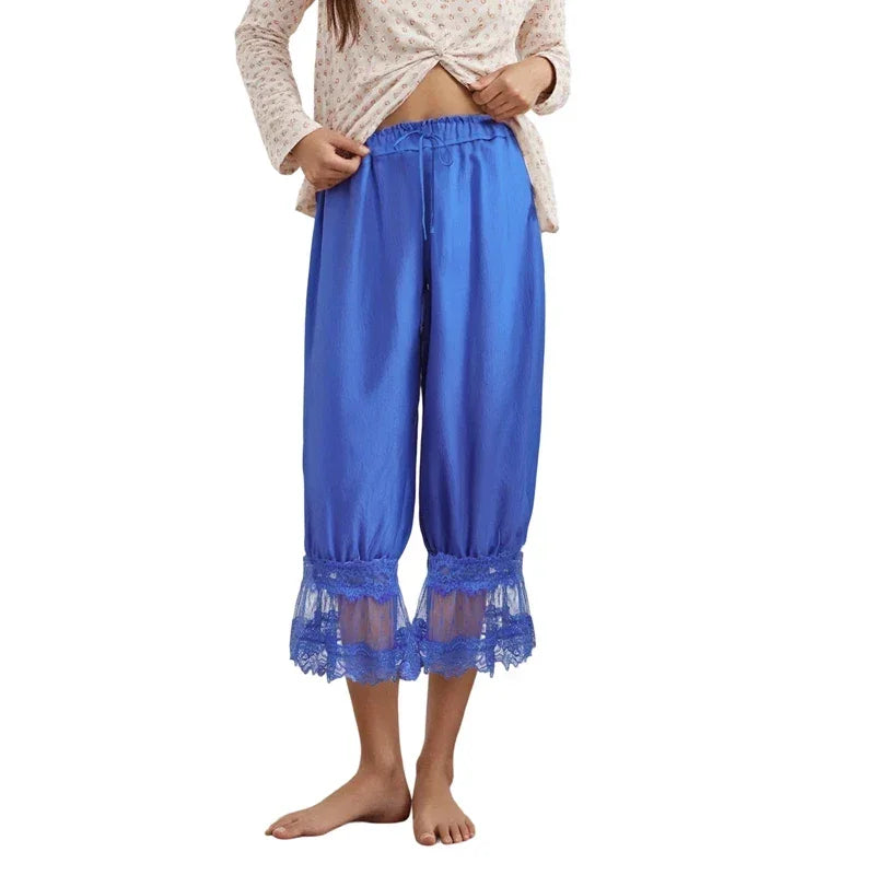 Loose Fit Bloomers Cropped Pant - Palm and Thread