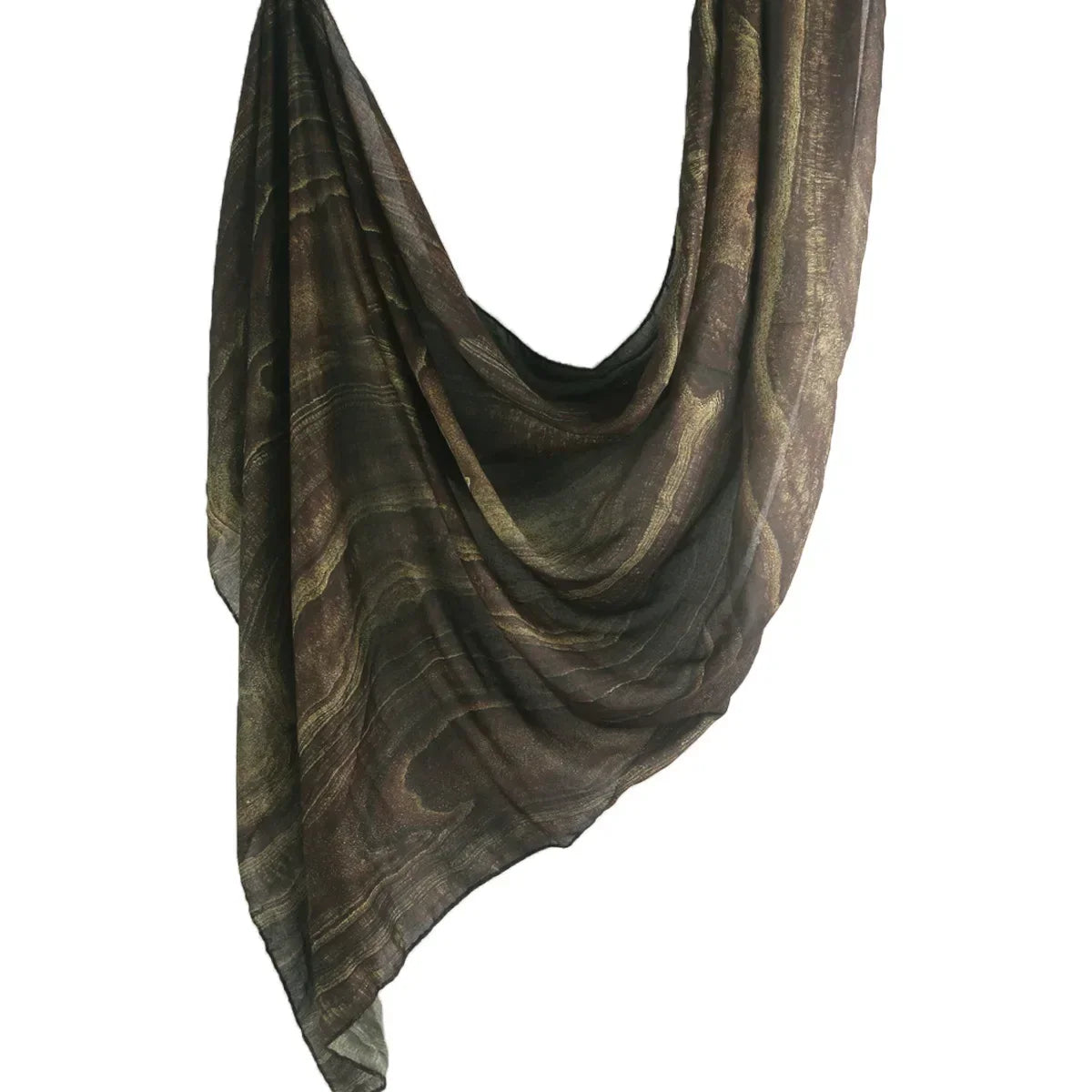 New Watercolor Tie-Dye Cotton Scarf - Palm and Thread