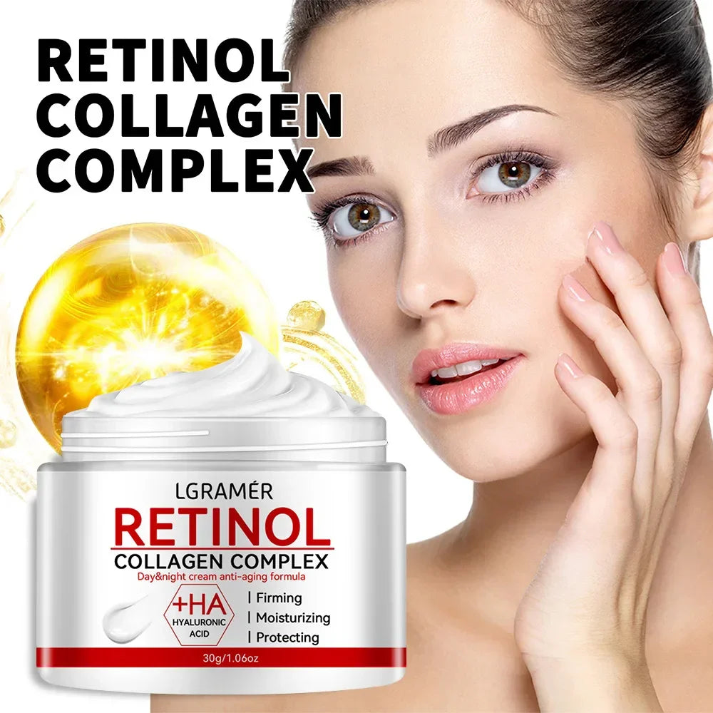 Retinol Lifting Firming Cream Collagen Face Cream - Palm and Thread