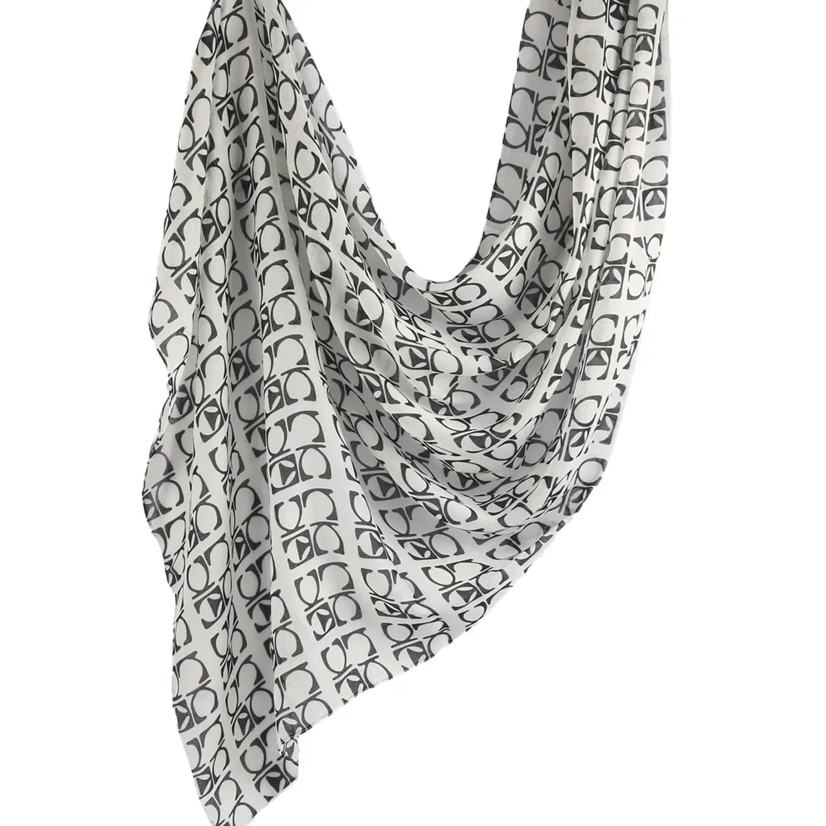 New Watercolor Tie-Dye Cotton Scarf - Palm and Thread