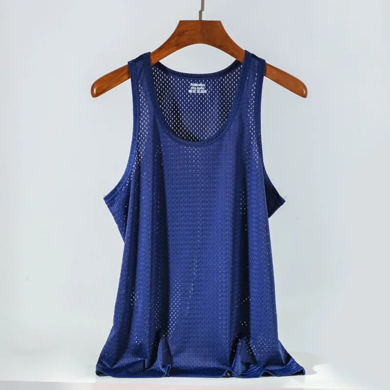 Ice Silk Mesh Tank Top - Palm and Thread
