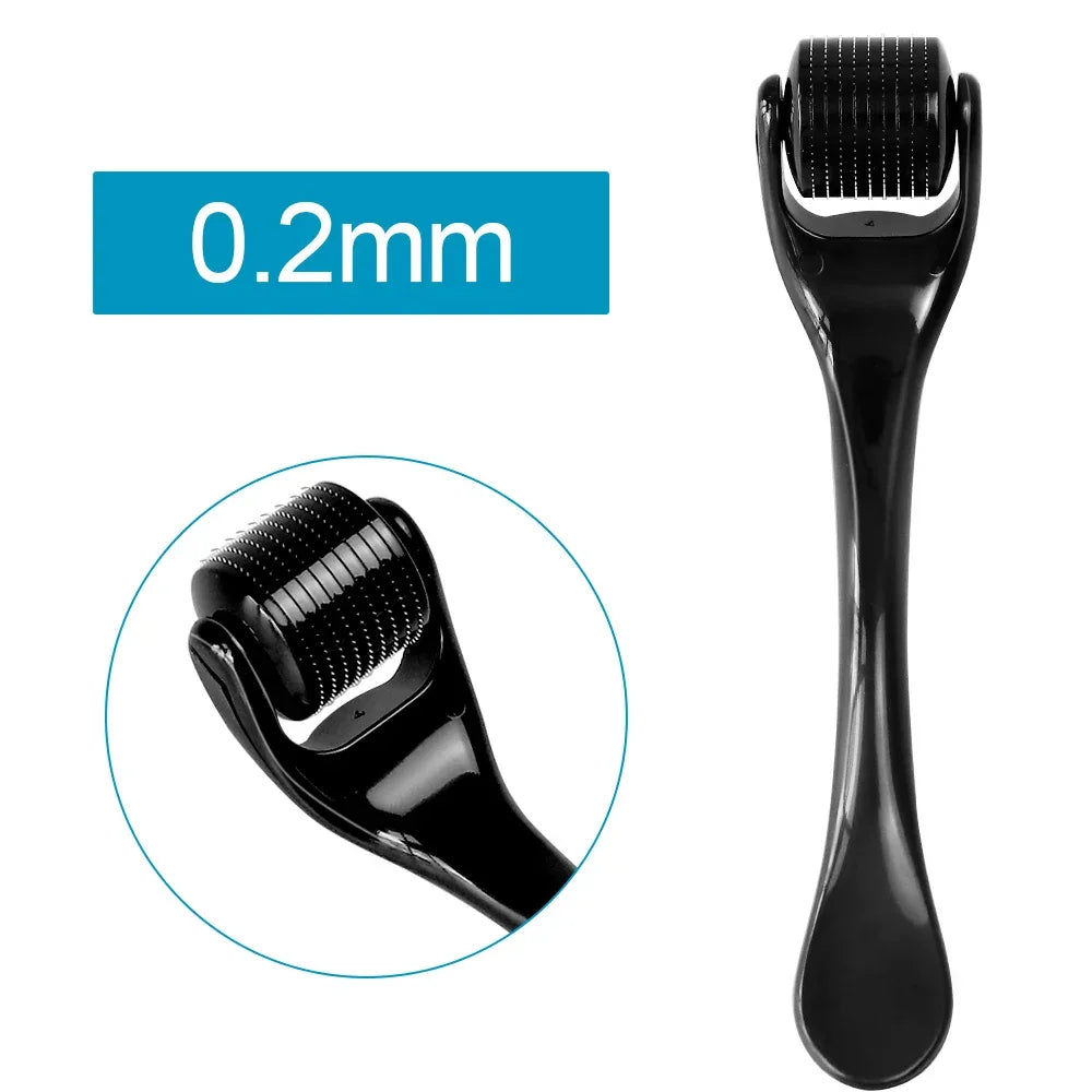 Skin Facial Care Microneedle Derma Roller for Hair Growth - Palm and Thread