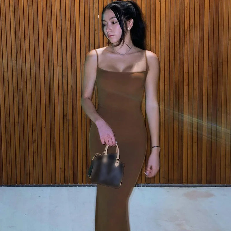 Sexy Fishtail Backless Dress
