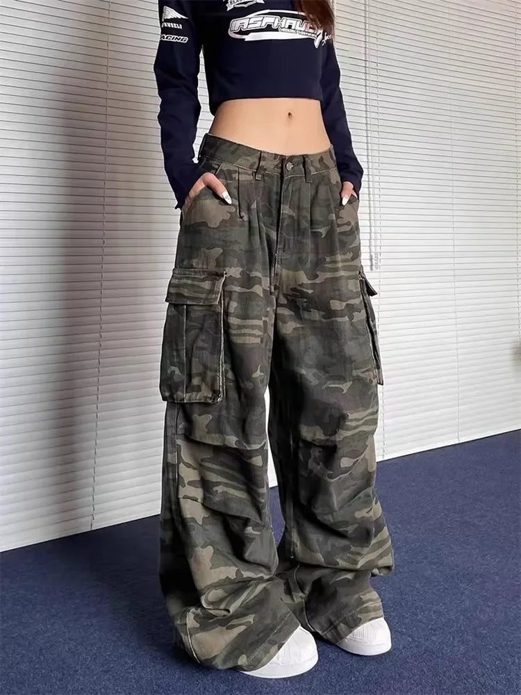 Camouflage Capris Street Style Cargo Short - Palm and Thread