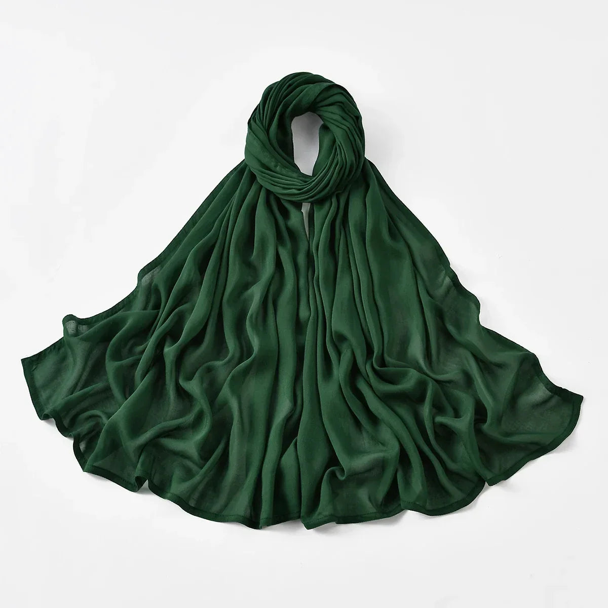 Thin Plain Shawl Soft Viscose Rayon Headscarf - Palm and Thread