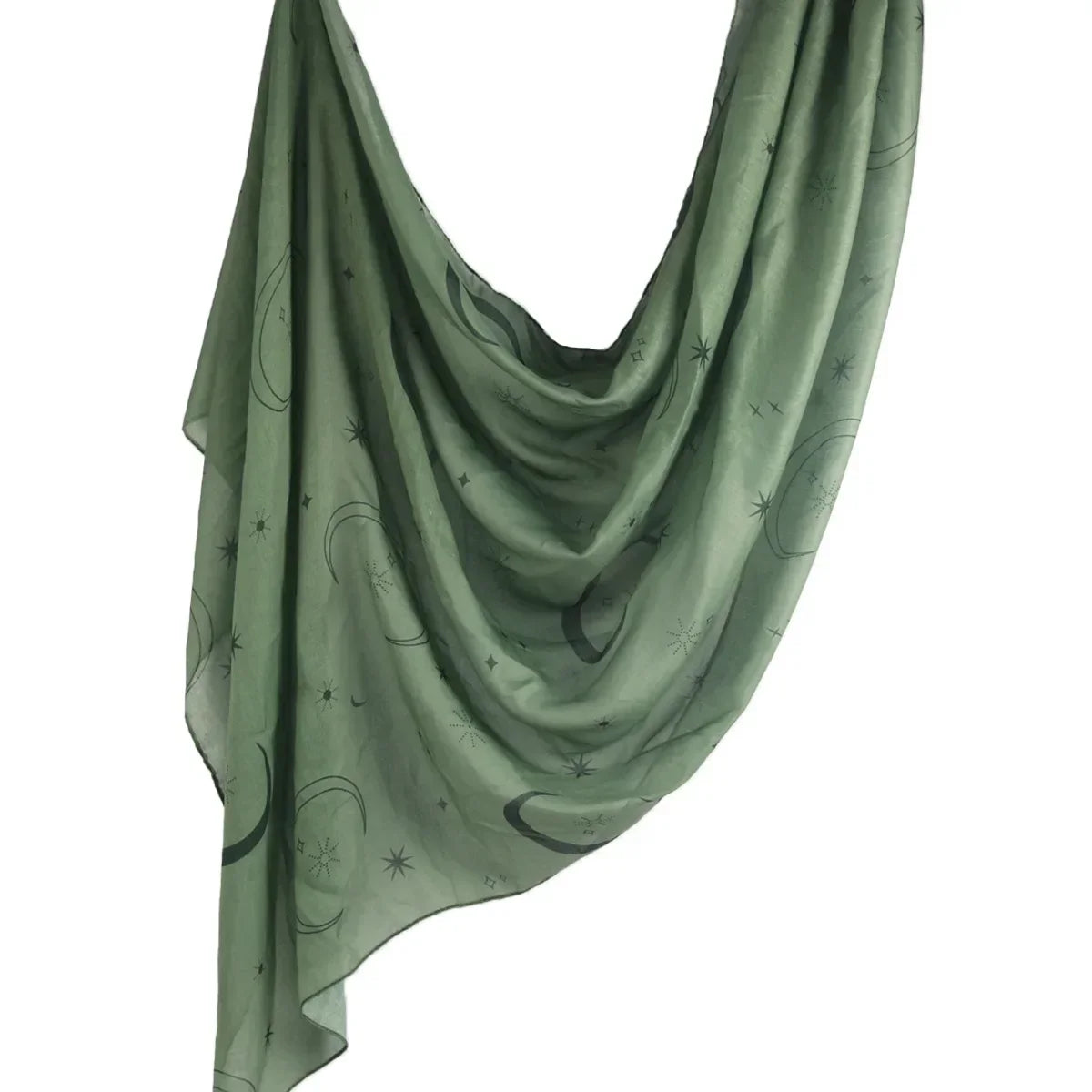 New Watercolor Tie-Dye Cotton Scarf - Palm and Thread