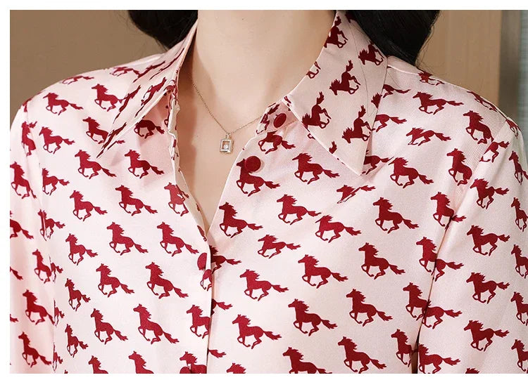 Casual Turn-down Collar Office Shirt - Palm and Thread