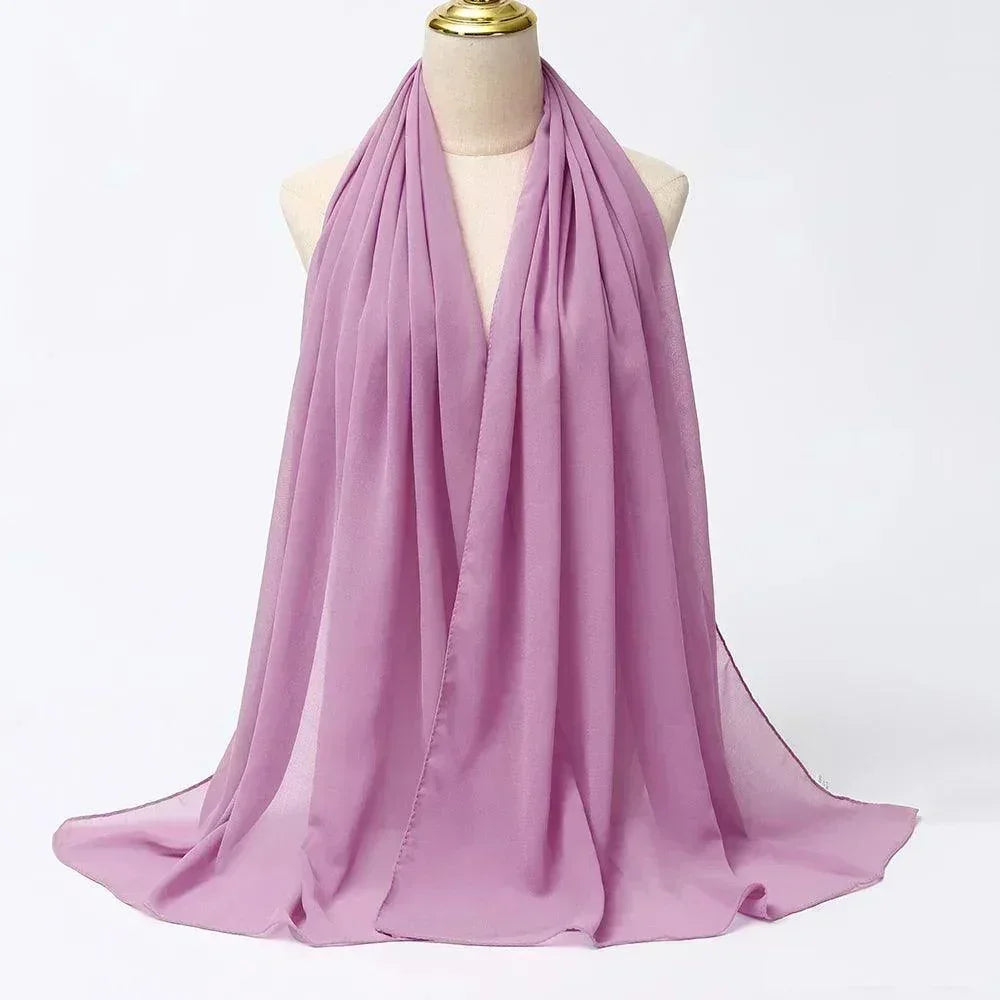 Chiffon Hijab Head Wrap - Palm and Thread