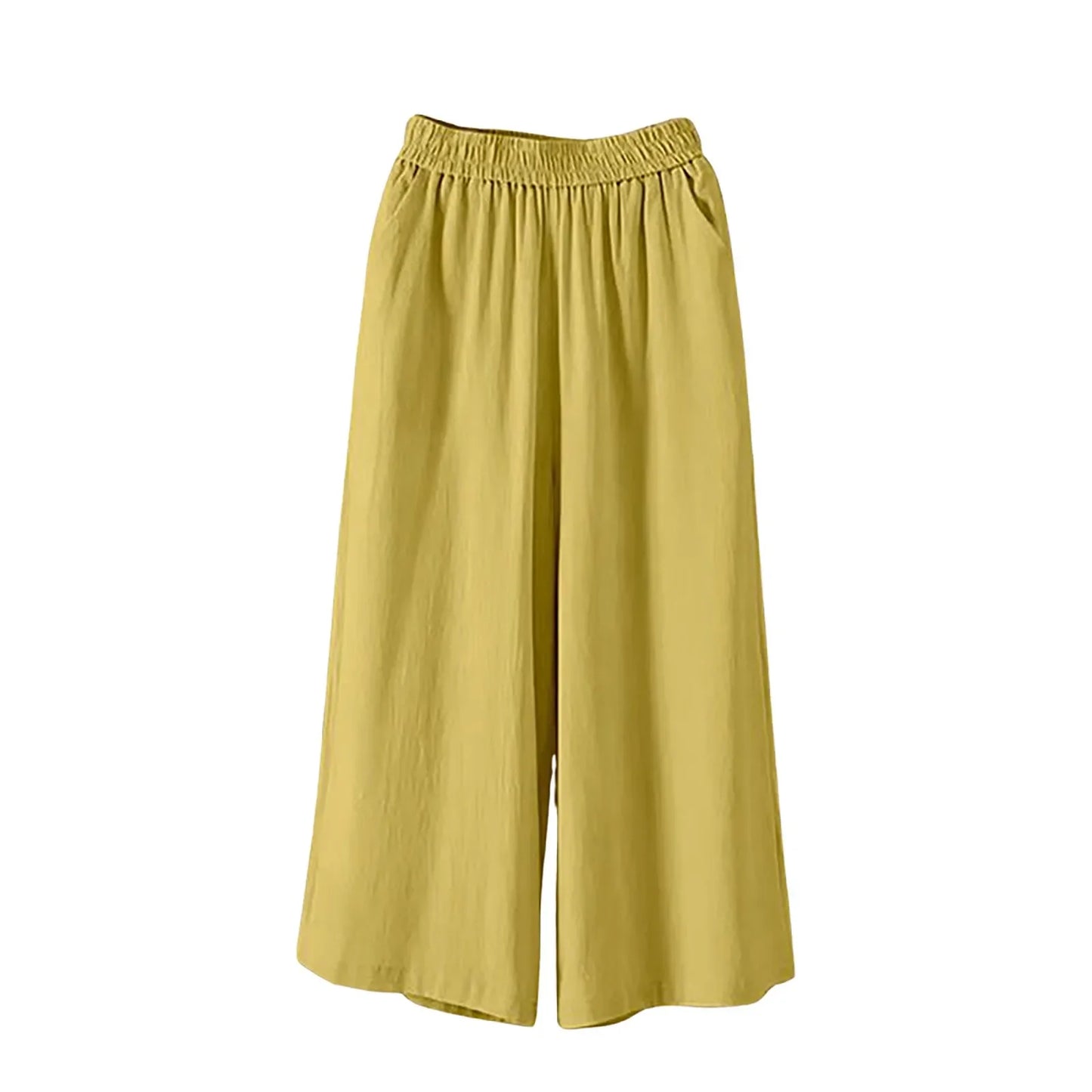 Versatile Lazy Style Wide Leg Pant - Palm and Thread