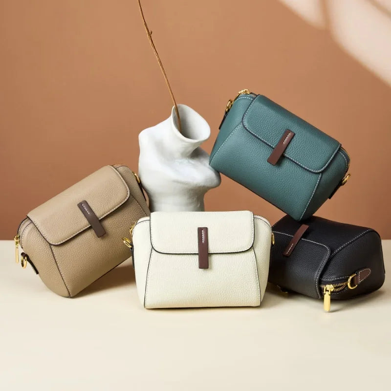 Luxury Designer Genuine Leather Shoulder Bag - Palm and Thread