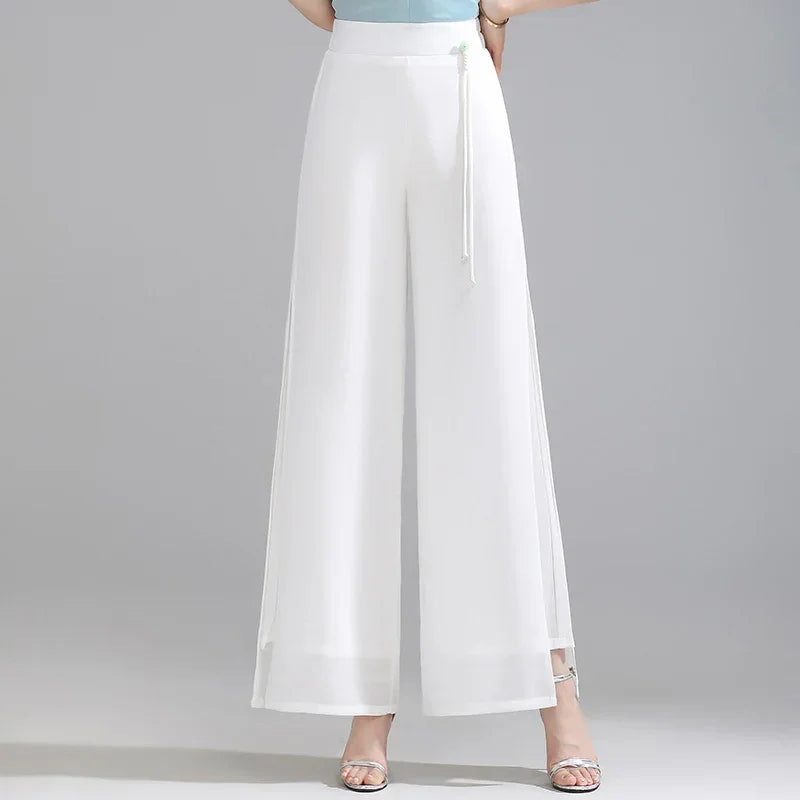 Double Layer Chiffon Pant - Palm and Thread
