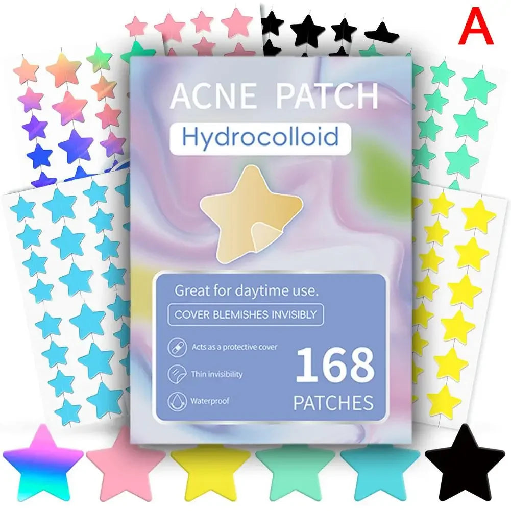 Colorful Star Pimple Patch Acne Removal - Palm and Thread