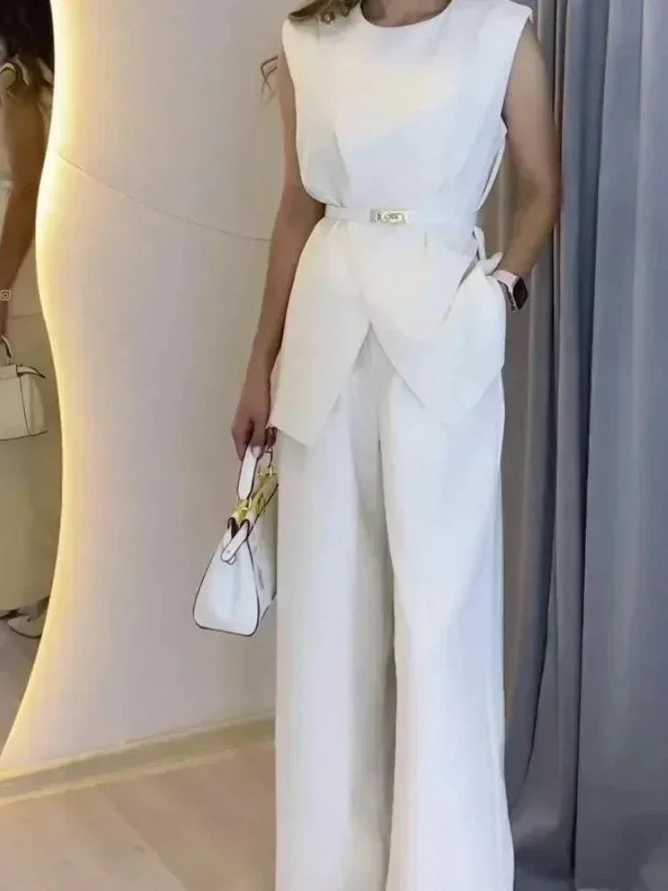 Sleeveless High Waist Top - Palm and Thread